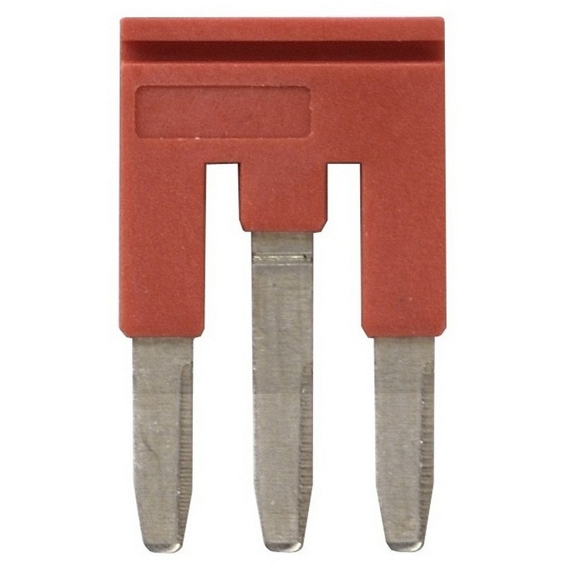 10 pcs - XW5S Short Bar for use with XW5G-P2.5-3 Grounding Terminal Block, XW5T-P2.5-3 Feed Through Terminal Block