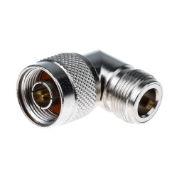 1 pcs - Cinch Connectors Female, Male N Connector, 50Ω, Right Angle Body