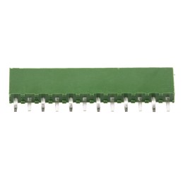200 pcs - TE Connectivity AMPMODU HV100 Series Straight Through Hole Mount PCB Socket, 12-Contact, 1-Row, 2.54mm Pitch, Solder