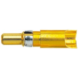 1 pcs - HARTING, D-Sub Mixed Series, Male Solder D-Sub Connector Power Contact, Gold Power, 12 - 10 AWG