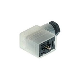 1 pcs - Hirschmann GML 2P+E DIN 43650 B, Female Solenoid Valve Connector, with Indicator Light, 24 V ac/dc Voltage