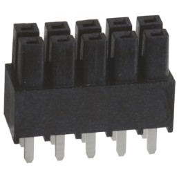 1 pcs - Samtec IPS1 Series Straight Through Hole Mount PCB Socket, 10-Contact, 2-Row, 2.54mm Pitch, Through Hole Termination
