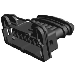 50 pcs - TE Connectivity, Junior Power Timer Automotive Connector Socket 7 Way, Solder Termination