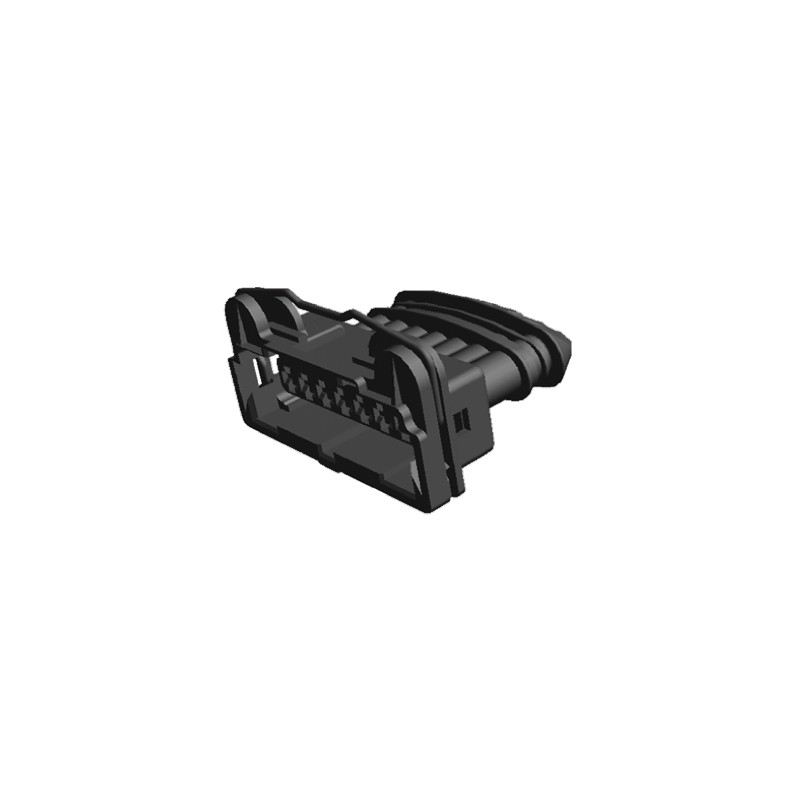 50 pcs - TE Connectivity, Junior Power Timer Automotive Connector Socket 7 Way, Solder Termination