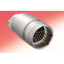 1 pcs - Hirose Circular Connector, 10 Contacts, Cable Mount, Plug, Male, JR Series