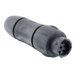 1 pcs - Souriau Circular Connector, 7 Contacts, Cable Mount, Socket