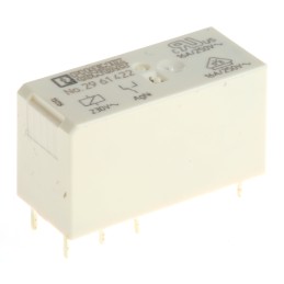 1 pcs - Phoenix Contact PCB Mount Power Relay, 230V ac Coil, 16A Switching Current, SPDT