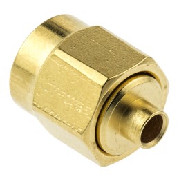 1 pcs - Radiall, Plug Cable Mount SMA Connector, 50Ω, Crimp Termination, Straight Body