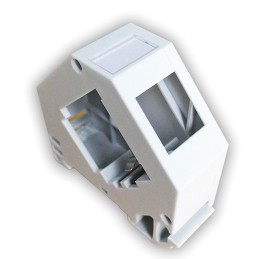1 pcs - Roline DIN Rail Adapter Series Keystone Holder for Use with DIN Rail Adapter