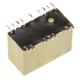 1 pcs - TE Connectivity PCB Mount RF Relay, 4.5V dc Coil, 50Ω Impedance, 3GHz Max. Coil Freq., SPDT