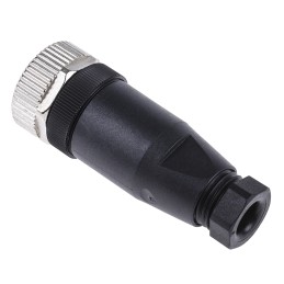 1 pcs - binder Circular Connector, 5 Contacts, Cable Mount, M12 Connector, Plug, Female, IP67, 713 Series