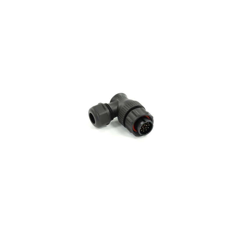 1 pcs - RS PRO Circular Connector, 15 Contacts, Cable Mount, 21 mm Connector, Plug, Male, IP68