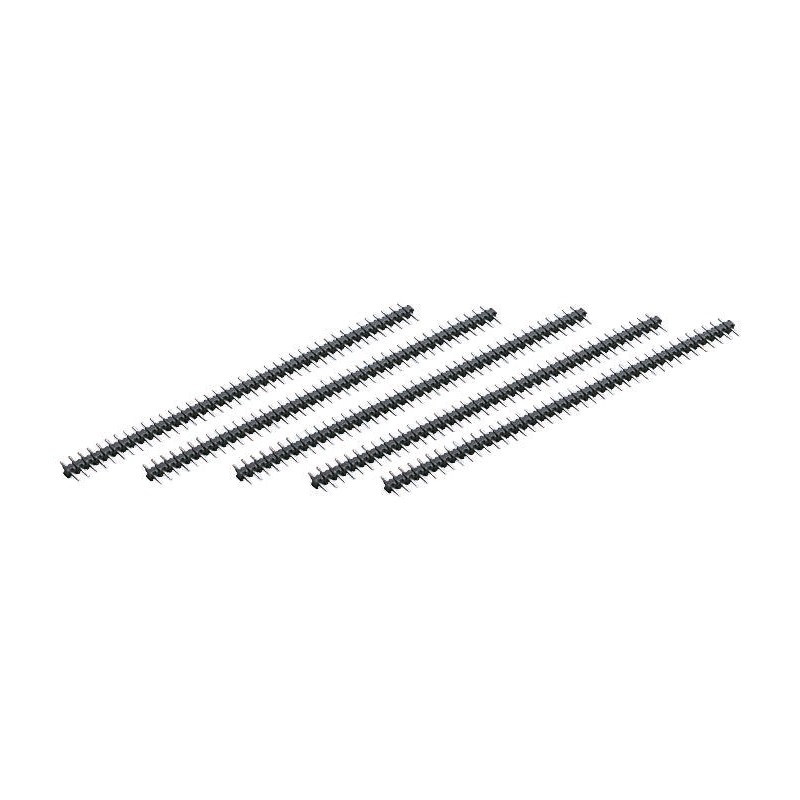 10 pcs - Stelvio Kontek 473 Series Straight Through Hole Pin Header, 40 Contact(s), 2.54mm Pitch, 2 Row(s), Unshrouded