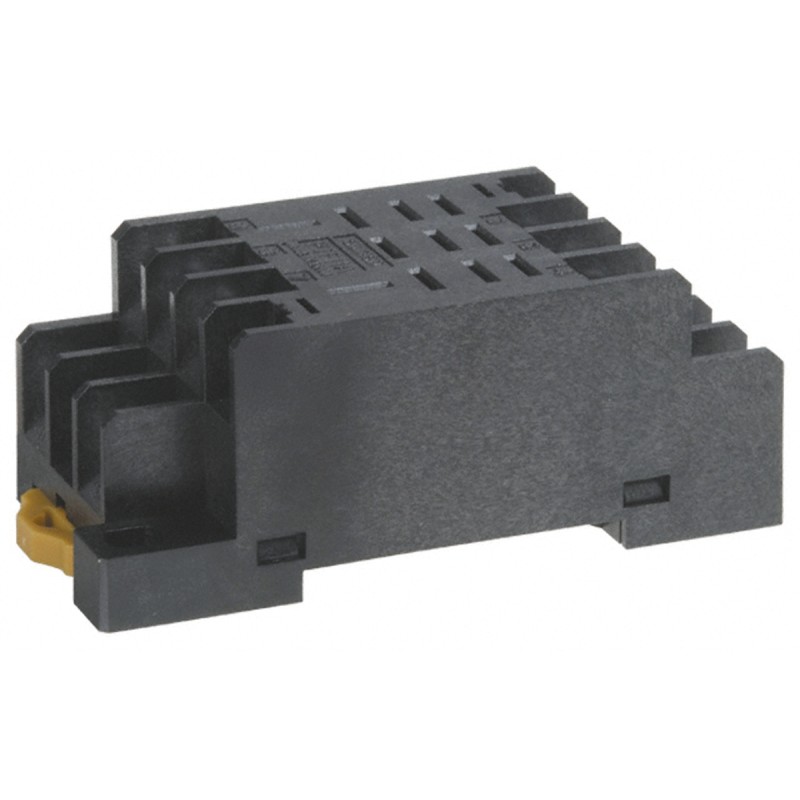 1 pcs - Omron 11 Pin 250V ac DIN Rail Relay Socket, for use with LY Series Relay