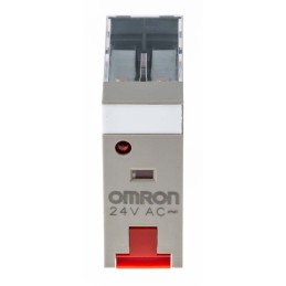 1 pcs - Omron Plug In Power Relay, 24V ac Coil, 5A Switching Current, DPDT