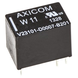 1 pcs - TE Connectivity PCB Mount Signal Relay, 24V dc Coil, 1.25A Switching Current, SPST