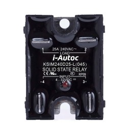 1 pcs - i-Autoc Solid State Relay, 10 A Load, Panel Mount, 280 V ac Load, 32 V dc Control