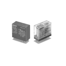 1 pcs - Omron PCB Mount Power Relay, 24V dc Coil, 4A Switching Current, DPST