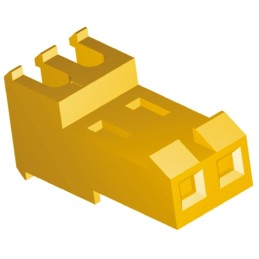 10 pcs - TE Connectivity 2-Way IDC Connector Socket for Cable Mount, 1-Row