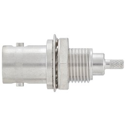 1 pcs - Rosenberger BNC Series, jack Panel Mount BNC Connector, 50Ω, Crimp Termination, Straight Body
