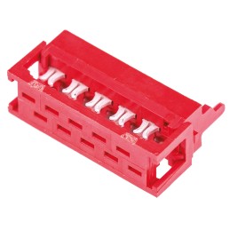 5 pcs - TE Connectivity 10-Way IDC Connector Plug for Cable Mount, 2-Row