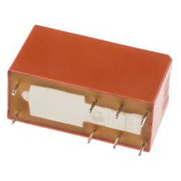 1 pcs - TE Connectivity PCB Mount Power Relay, 115V ac Coil, 8A Switching Current, DPDT