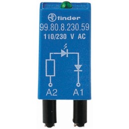 1 pcs - Finder Pluggable Function Module, LED Diode