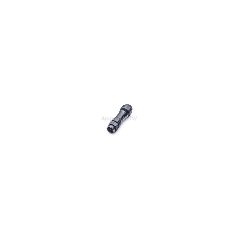1 pcs - Amphenol Industrial Circular Connector, 4 Contacts, Cable Mount, Plug, Male, IP68, X-Lok Series