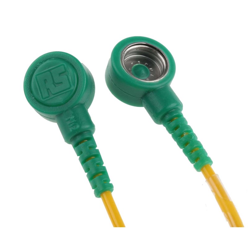 1 pcs - RS PRO ESD Grounding Cord With 10 mm Socket