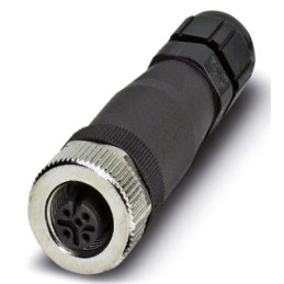 1 pcs - Phoenix Contact Circular Connector, 5 Contacts, Cable Mount, M12 Connector, Socket, Male to Female, IP67, SACC Series