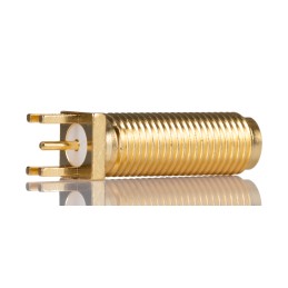 1 pcs - RS PRO, jack Panel Mount SMA Connector, 50Ω, Solder Termination, Straight Body