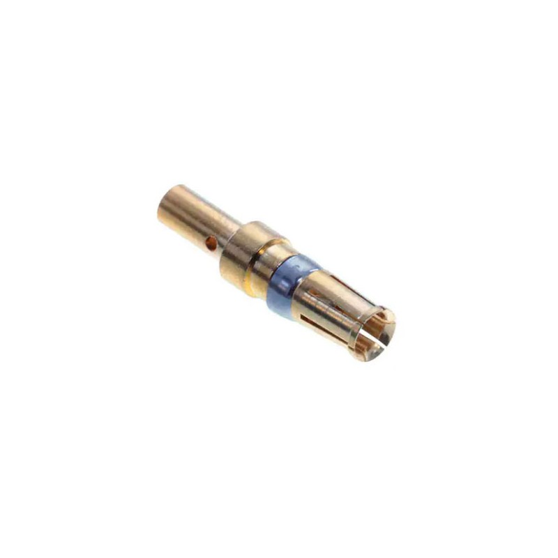 1 pcs - FCT from Molex, 172704 Series, Female Crimp D-Sub Connector Power Contact, Gold Power, 14 - 12 AWG