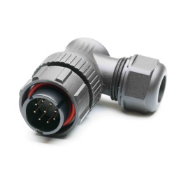1 pcs - RS PRO Circular Connector, 9 Contacts, Cable Mount, Plug, Male, IP67