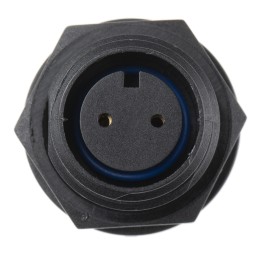1 pcs - Bulgin Circular Connector, 2 Contacts, PCB Mount, Miniature Connector, Socket, Female, IP68, Buccaneer 400 Series