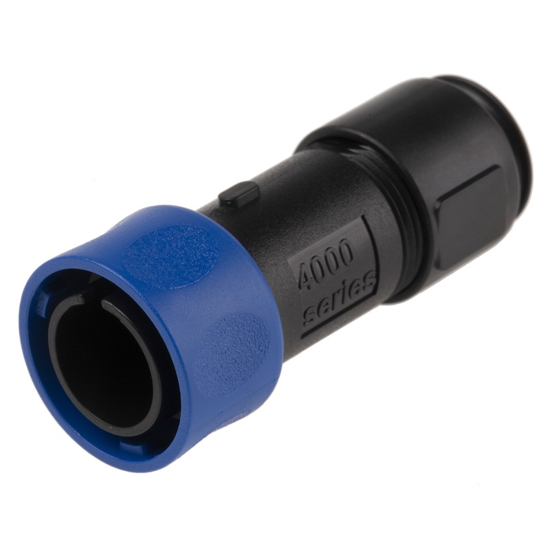 1 pcs - Bulgin Circular Connector, 12 Contacts, Cable Mount, Miniature Connector, Plug, Male, IP66, IP68, IP69K, Buccaneer 4000