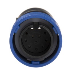 1 pcs - Bulgin Circular Connector, 12 Contacts, Cable Mount, Miniature Connector, Plug, Male, IP66, IP68, IP69K, Buccaneer 4000