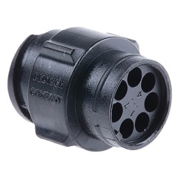 1 pcs - Deutsch Circular Connector, 7 Contacts, Cable Mount, Socket, Male, IP67, IMC Series