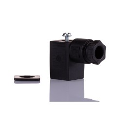 1 pcs - Norgren Mini ISO 3P+E DIN 43650 DIN 43650 Solenoid Connector, 240 V ac Voltage