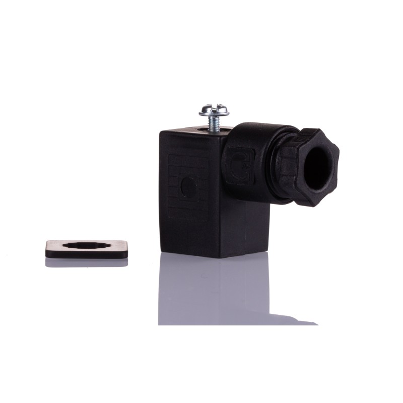 1 pcs - Norgren Mini ISO 3P+E DIN 43650 DIN 43650 Solenoid Connector, 240 V ac Voltage