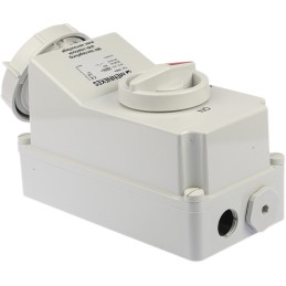 1 pcs - MENNEKES Switchable IP67 Industrial Interlock Socket 3PN+E, Earthing Position 6h, 32A, 400 V