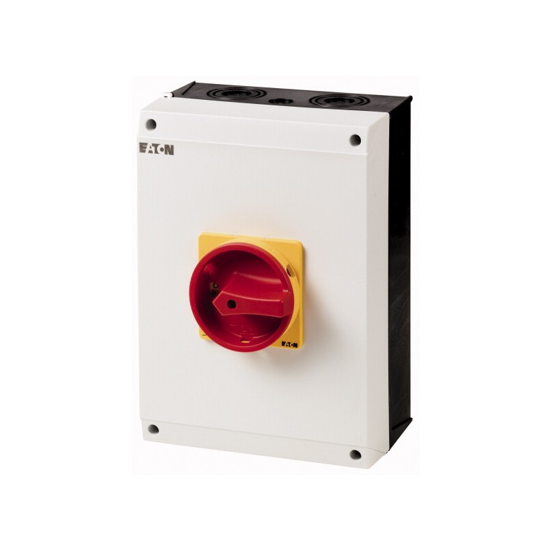 1 pcs - Eaton 3P Pole Surface Mount Isolator Switch - 100A Maximum Current, 55kW Power Rating, IP65