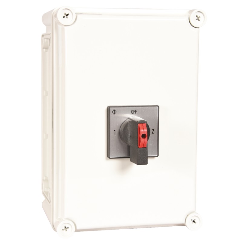 1 pcs - Kraus & Naimer 4P Pole Isolator Switch - 63A Maximum Current, 18.5kW Power Rating, IP66