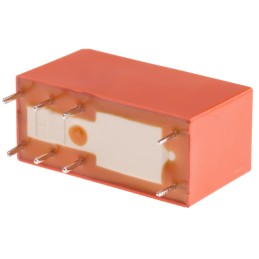 1 pcs - TE Connectivity PCB Mount Power Relay, 6V dc Coil, 8A Switching Current, DPDT