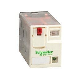 1 pcs - Schneider Electric Plug In Power Relay, 120V ac Coil, 12A Switching Current, DPDT