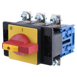 1 pcs - Kraus & Naimer 3P Pole Panel Mount Isolator Switch - 250A Maximum Current, 90kW Power Rating, IP65
