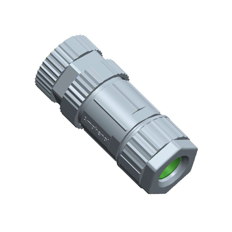 1 pcs - Amphenol Circular Connector, 5 Contacts, Cable Mount, M12 Connector, Socket, Female, IP67, M Series