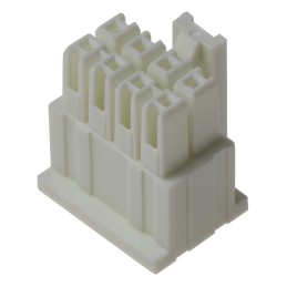 1 pcs - Samtec, IPD1 Male Crimp Connector Housing, 2.54mm Pitch, 8 Way, 2 Row