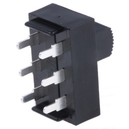 1 pcs - C & K PCB Slide Switch DPDT 6 A @ 250 V ac Slide