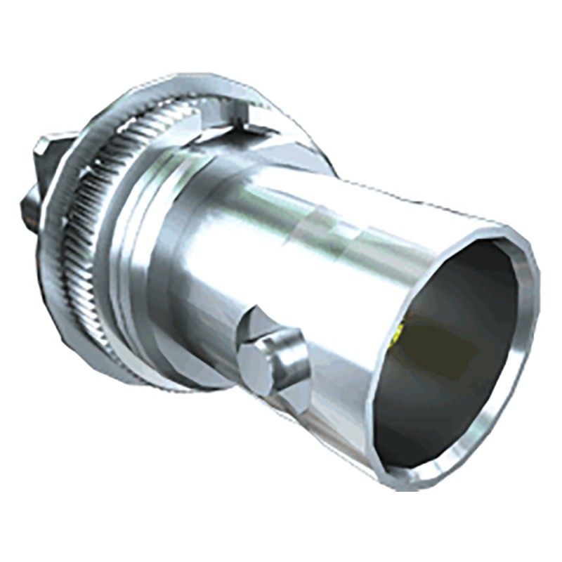 1 pcs - Samtec BNC7T Series, jack PCB Mount BNC Connector, 75Ω, Edge Mount Termination, Straight Body