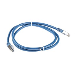 1 pcs - RS PRO Cat6 Male RJ45 to Male RJ45 Ethernet Cable, S/FTP, Blue PVC Sheath, 1m